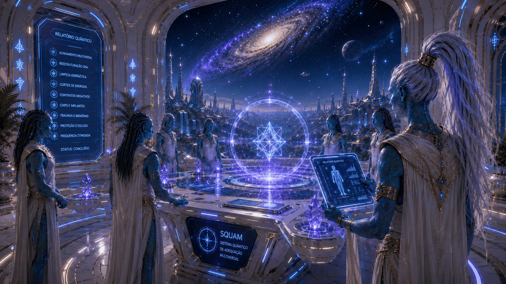 Mesa Quântica,
Terapia Quântica,
SQUAM,
Tecnologia Lankhuriana,
Consciência Multidimensional,
Tratamento Espiritual,
Expansão da Consciência,
